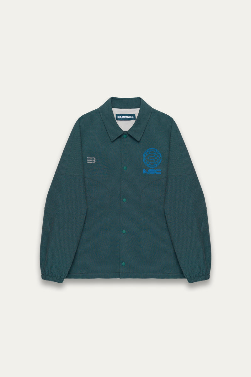 ELDERMAN COACH JACKET NAMESAKE GREEN