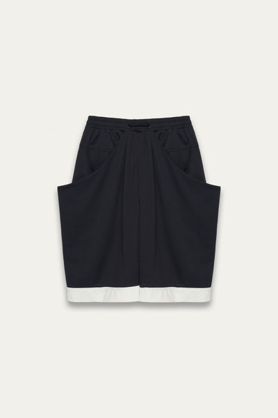 CHAND DRAPE BASKETBALL SHORTS EUPHORIC BLACK