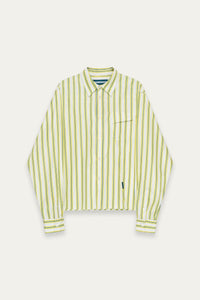 COMO LS SHIRT LEMON STRIPE
