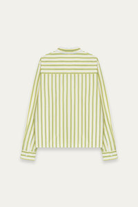 COMO LS SHIRT LEMON STRIPE