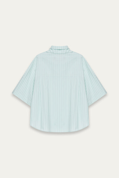 SARIO BOMBER SS SHIRT MINT TEA