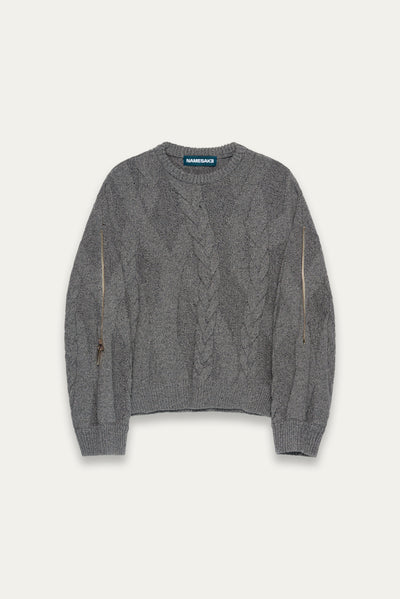 LINAS DUAL CREWNECK ASH GREY