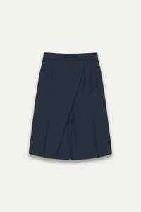 REID PLEATED SHORTS AEGEAN BLUE