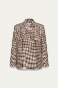 SANFORD PEACOAT MINGLE PLAID