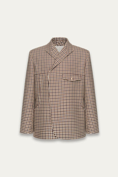 SANFORD PEACOAT MINGLE PLAID