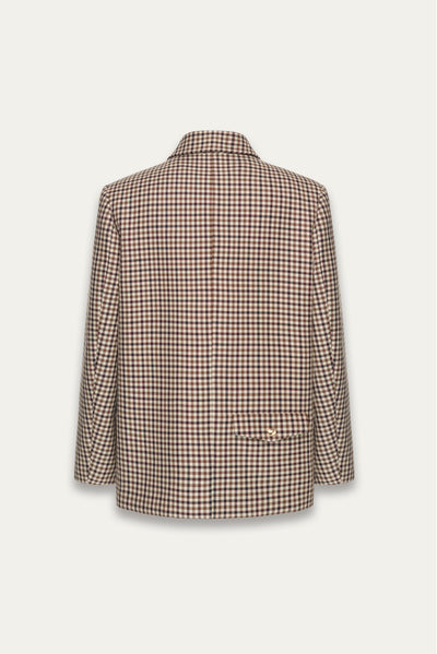 SANFORD PEACOAT MINGLE PLAID