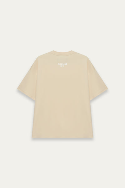 TOBI OVERSIZED RUNNER TEE NEW WHEAT