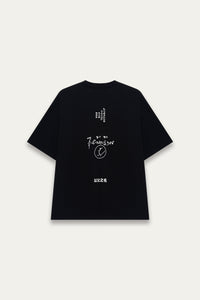 TOBI LOGO TEE EUPHORIC BLACK