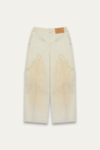 BILLIE BIBS DENIM PANTS WASHED CANVAS