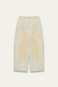 BILLIE BIBS DENIM PANTS WASHED CANVAS