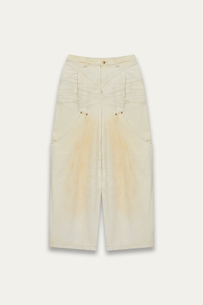 BILLIE BIBS DENIM PANTS WASHED CANVAS