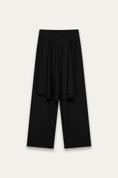 JACOB LAYERED SUITING TROUSERS EUPHORIC BLACK