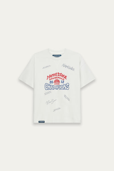 TOBI OVERSIZED CHAMPION TEE FREE WHITE