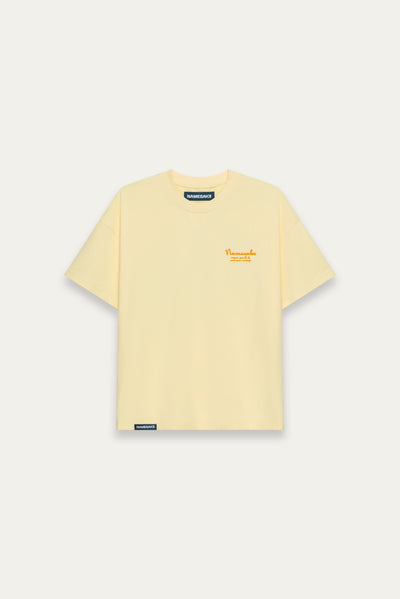 TOBI OVERSIZED SOUVENIR TEE SODA YELLOW