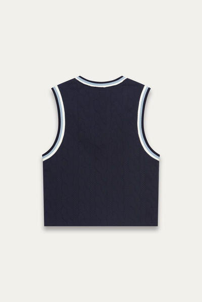 TWOFOLD SPORT VEST DEPTH BLUE