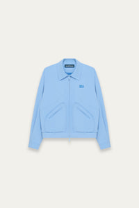 CAREFREE SHIRT JACKET POWDER BLUE