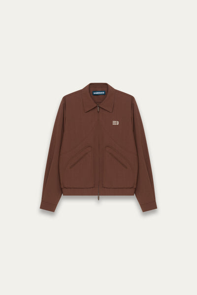 CAREFREE SHIRT JACKET COCO BROWN