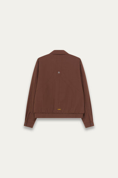 CAREFREE SHIRT JACKET COCO BROWN