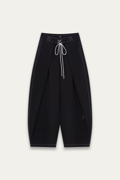 FOLDING WIDE SWIM TROUSERS EUPHORIC BLACK