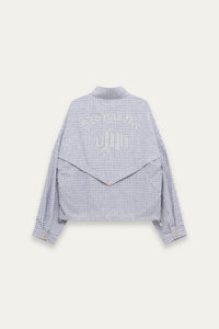 DAVID TRACK JACKET RECYCLE PLAID