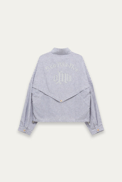 DAVID TRACK JACKET RECYCLE PLAID