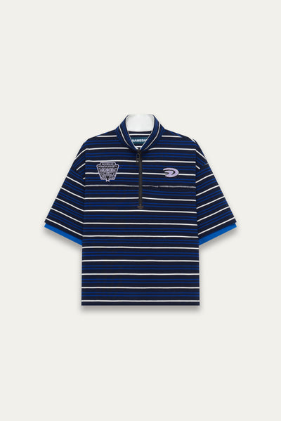 BRAT SS POLO SHIRT NOIR TEMPO