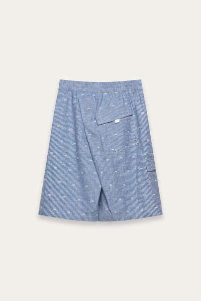 LAUREN SWIMTRUNK SHORTS WATER STRIPE