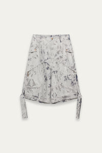 BECKHAM CARGO DENIM SHORTS MERCURY GREY