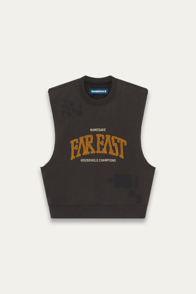 BEAN BIKER VEST PEBBLE GREY