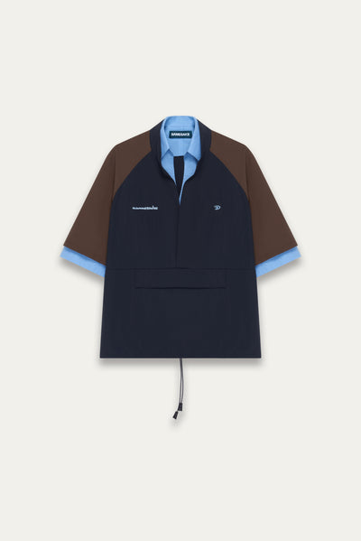 LUCIEN SS PULLOVER DEPTH BLUE