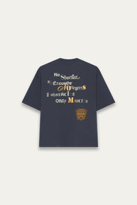 MARYS CROPPED CRAYONS TEE FOG BLUE