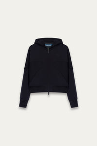 MAURICE WARM-UP HOODIE EUPHORIC BLACK (FITTED VERSION) (NAMESAKE EXCLUSIVE)