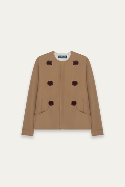 ELMER DUFFLE JACKET SCOUT KHAKI