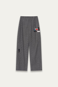 LANKA PLEATED WIDE TROUSERS PLUME GREY