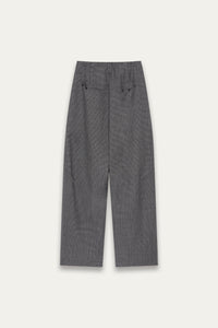 LANKA PLEATED WIDE TROUSERS PLUME GREY