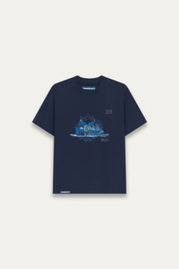 NEAL FUN TEE DEPTH BLUE