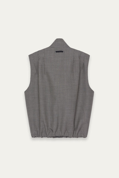 OTTO PLEATED CARGO VEST PLUME GREY