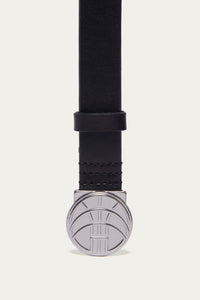 N3 GLOBE LOGO BELT EUPHORIC BLACK