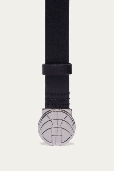 N3 GLOBE LOGO BELT EUPHORIC BLACK