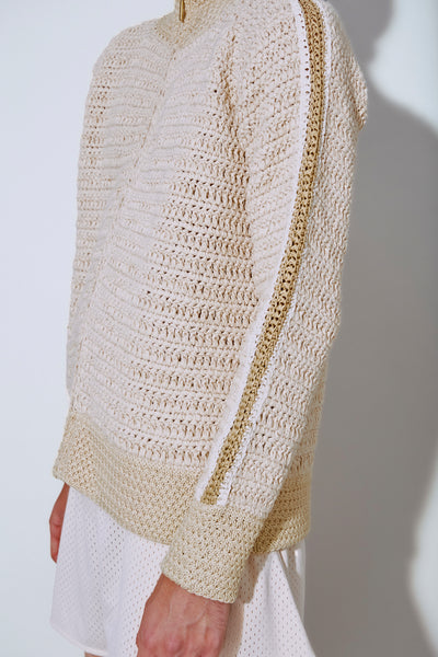 PISTOL TRACK JACKET CANNOLI CREAM