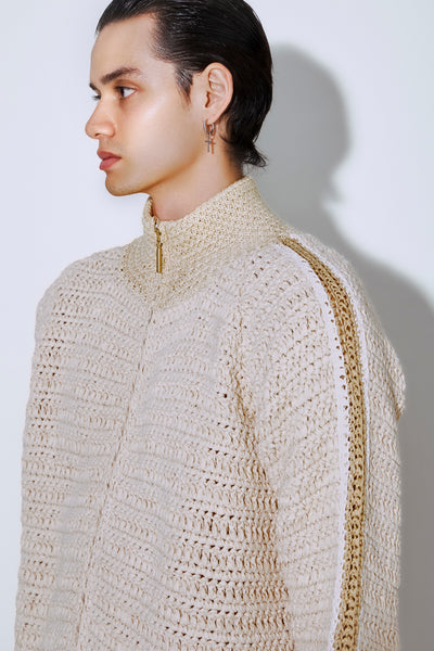 PISTOL TRACK JACKET CANNOLI CREAM
